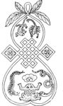 窗图 图腾 花纹 阴阳 
