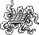 吉祥图腾 剪影 印花 