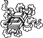 吉祥图腾 剪影 印花 