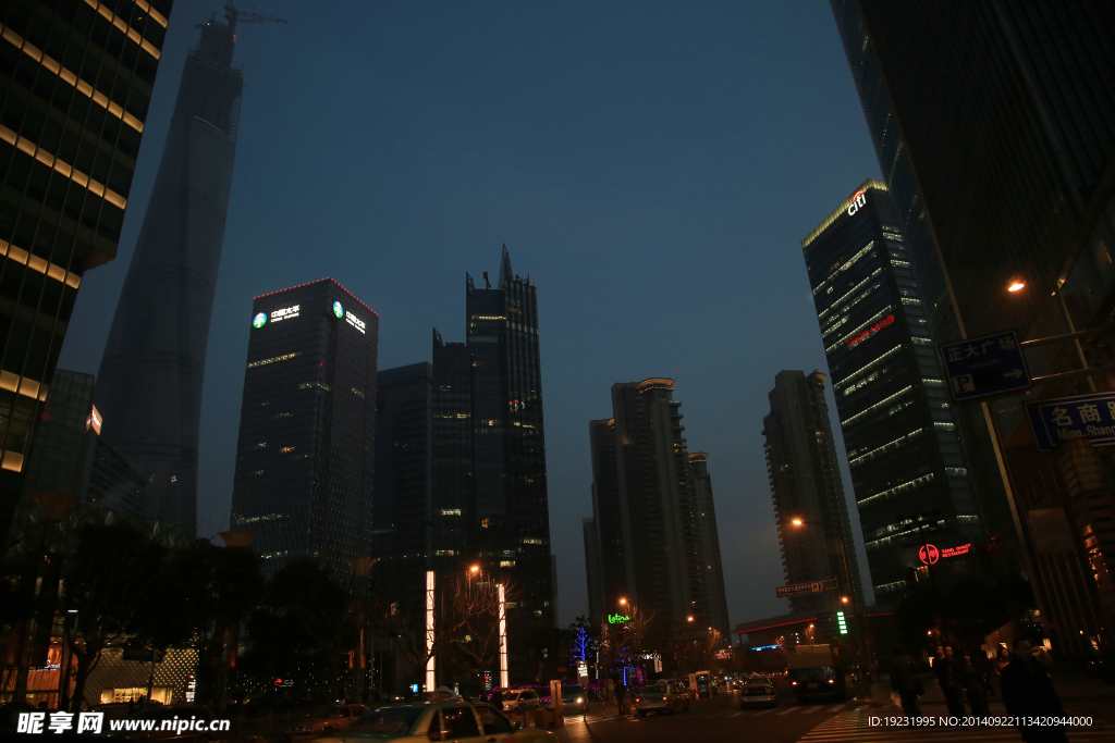 上海高楼夜景
