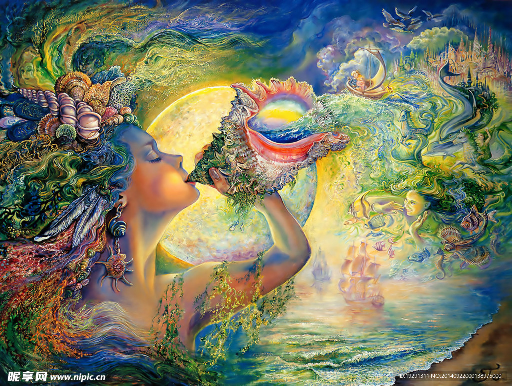 艺术插画图片