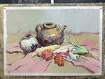 色彩静物作品