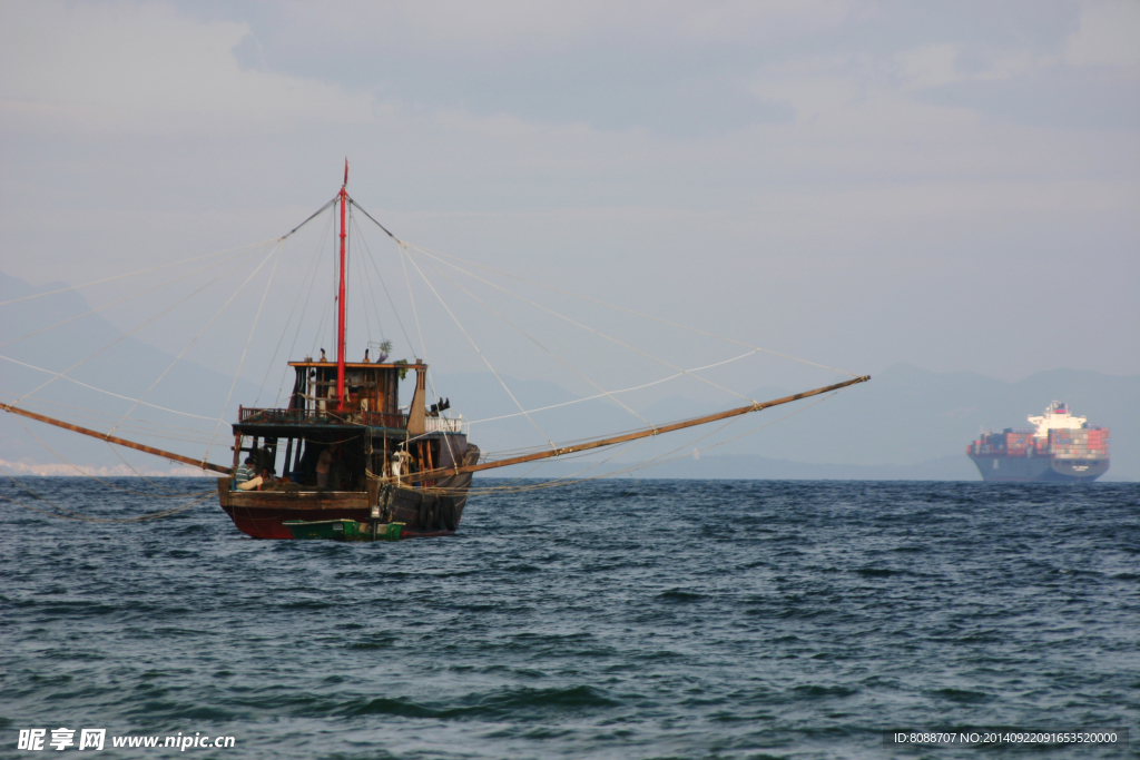 大梅沙渔船