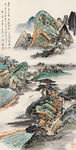 青山泛舟