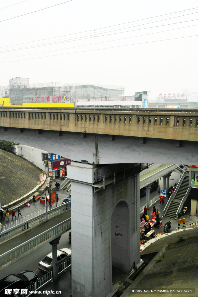 武汉长江大桥 铁路引