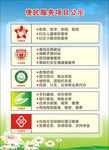 便民服务项目公示