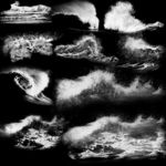 海浪浪花PSD素材