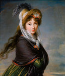 油画美女