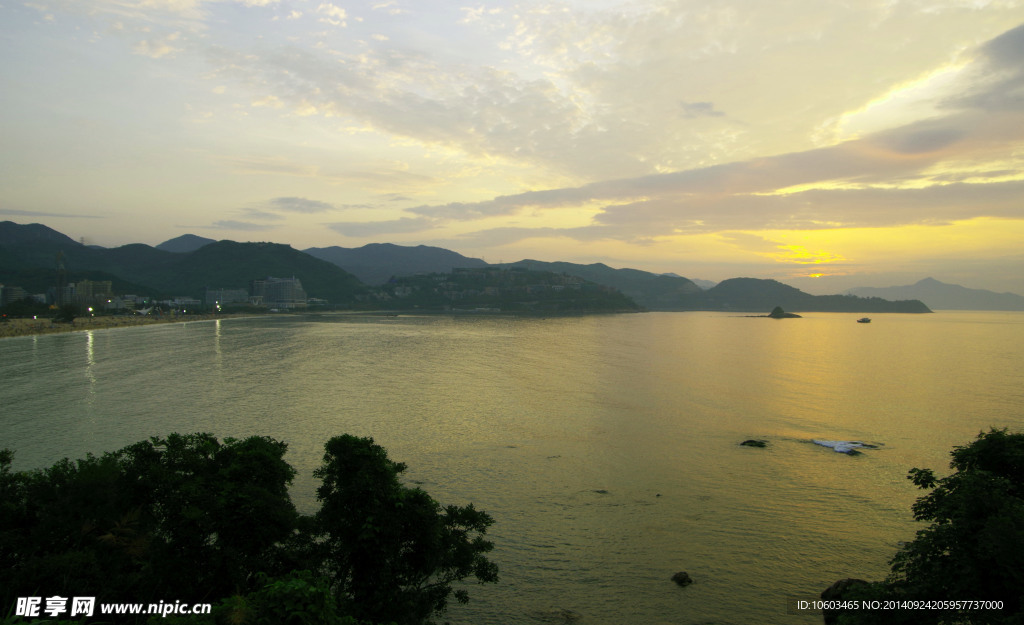 海滨风光 海上晨光