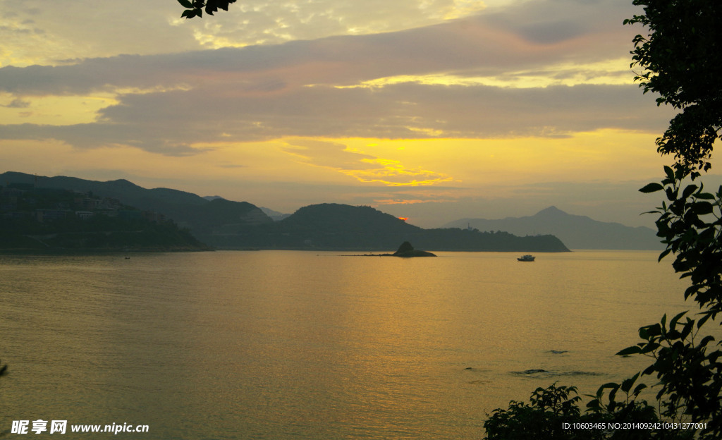 海滨风光 海上晨光