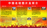 国内外名校展板