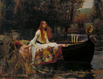 油画美女
