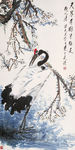 天寒有鹤守梅花