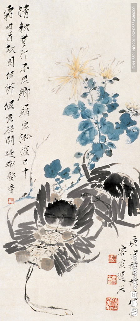 蟹菊图