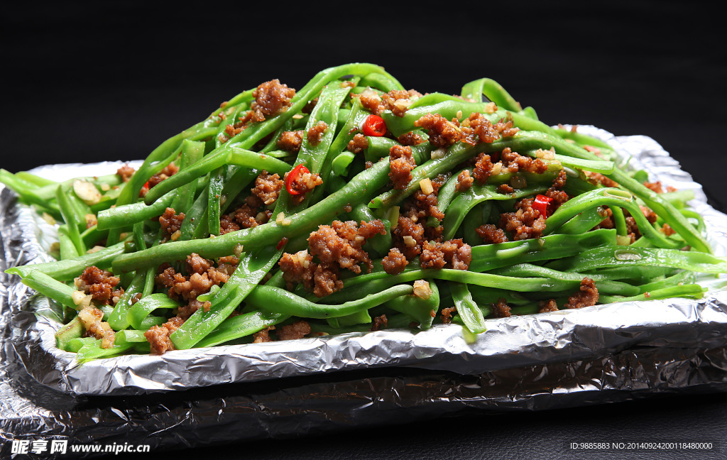 肉沫长豆角