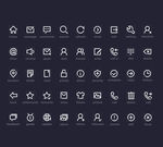 web界面常用图标素材