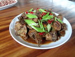 辣炒鸡背 辣炒鸡肉