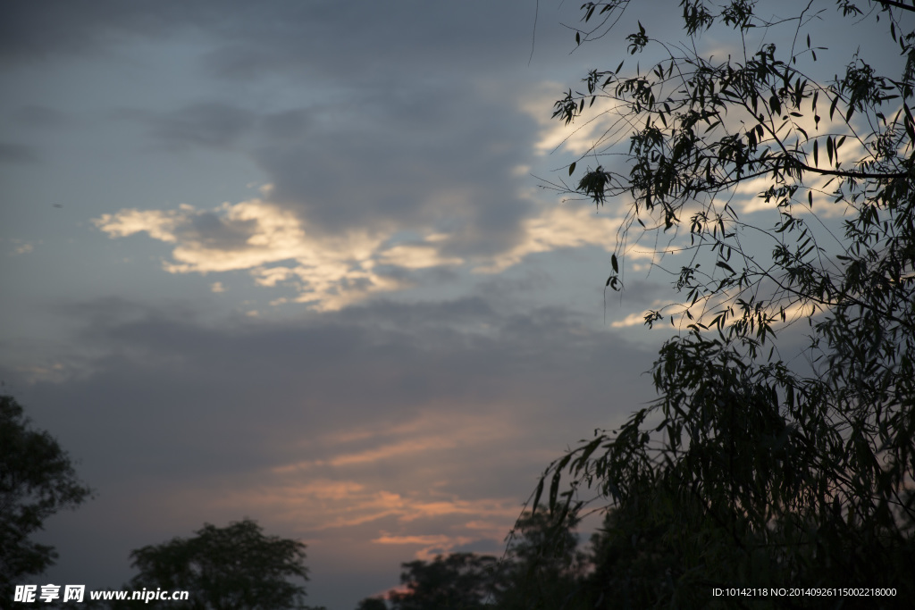 西溪湿地夕阳