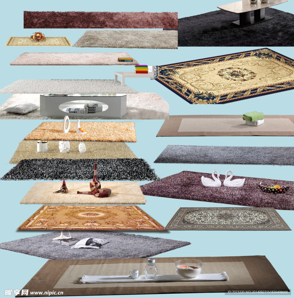 地毯分层素材