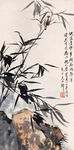 竹雀图