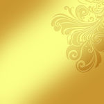 金色浮雕花纹