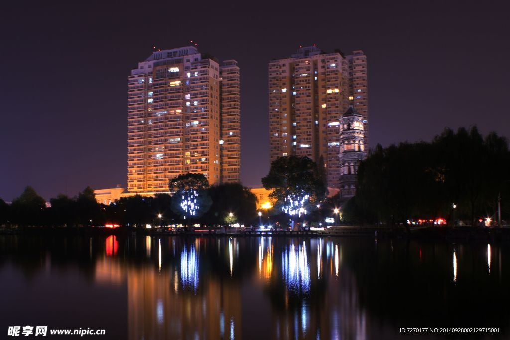 义乌夜景