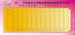 双争评比栏