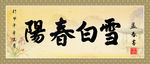 张孟春书法字