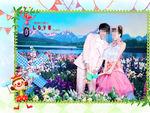 婚纱背景