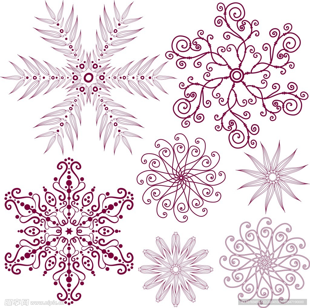 雪花素材