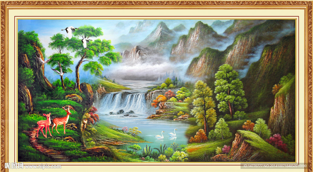 油画风景