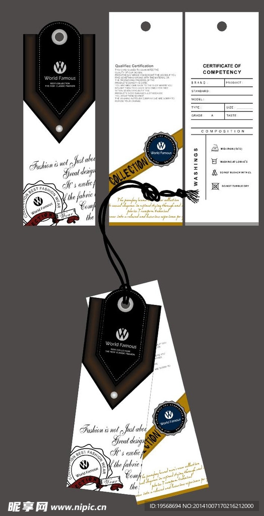 休闲 牛仔 吊牌 吊卡 