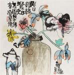 瓶花图