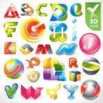 3D立体LOGO图标