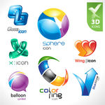 3D立体LOGO图标