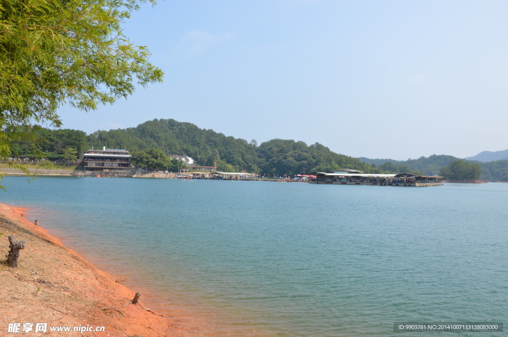 万绿湖 水月湾 景观 