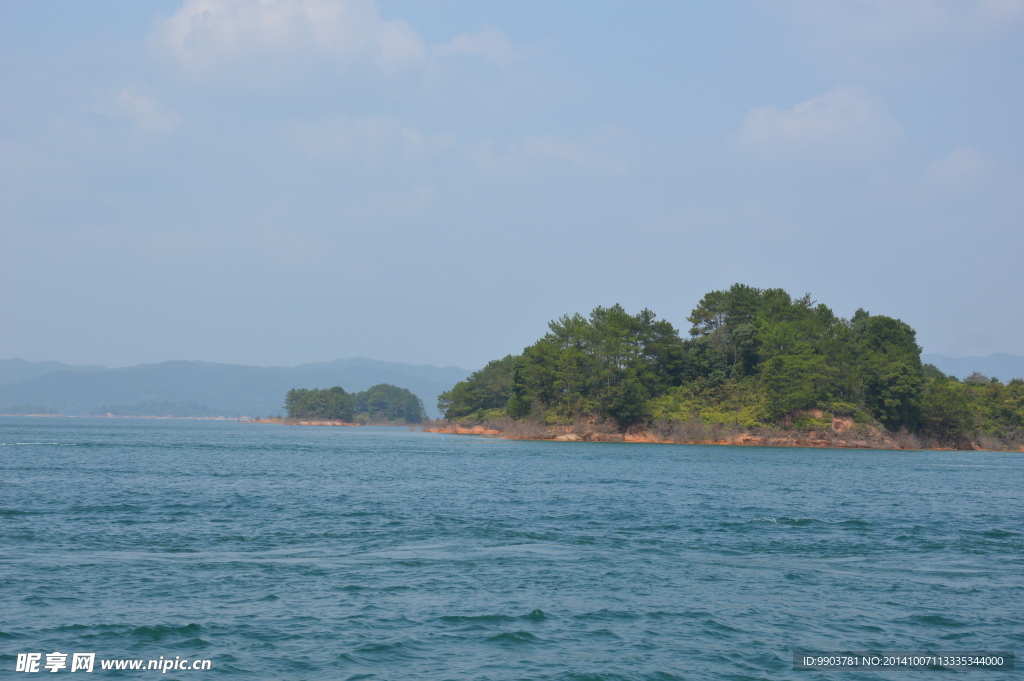 湖中小岛 万绿湖 景观