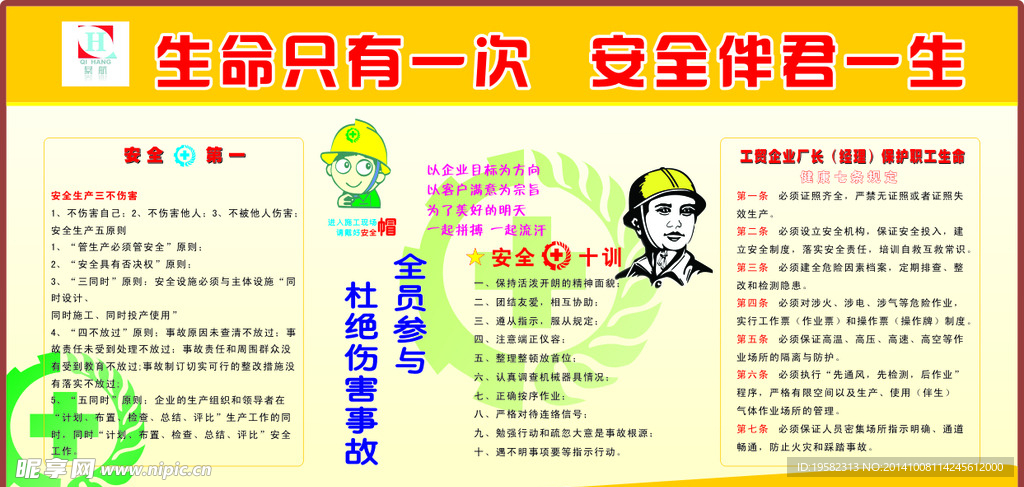 安全公示栏
