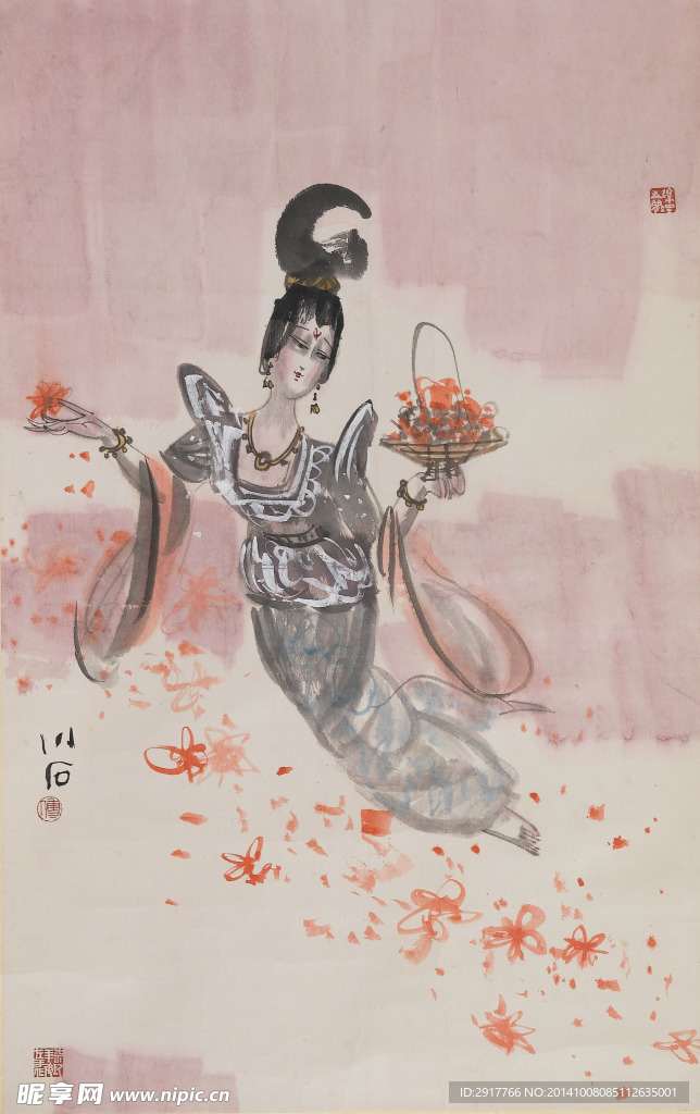 天女散花