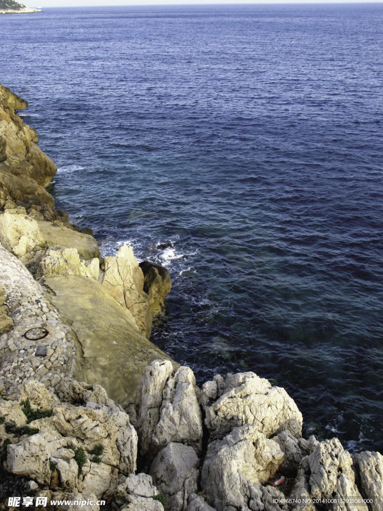 海边 岩石 浪花 海水 