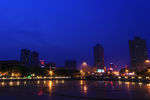 岳阳南湖广场夜景