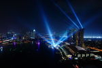 新加坡 标致建筑夜景