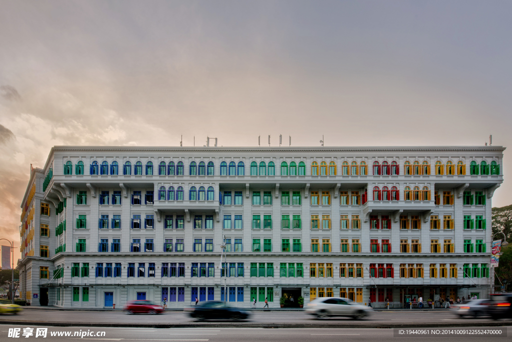 新加坡 多彩建筑