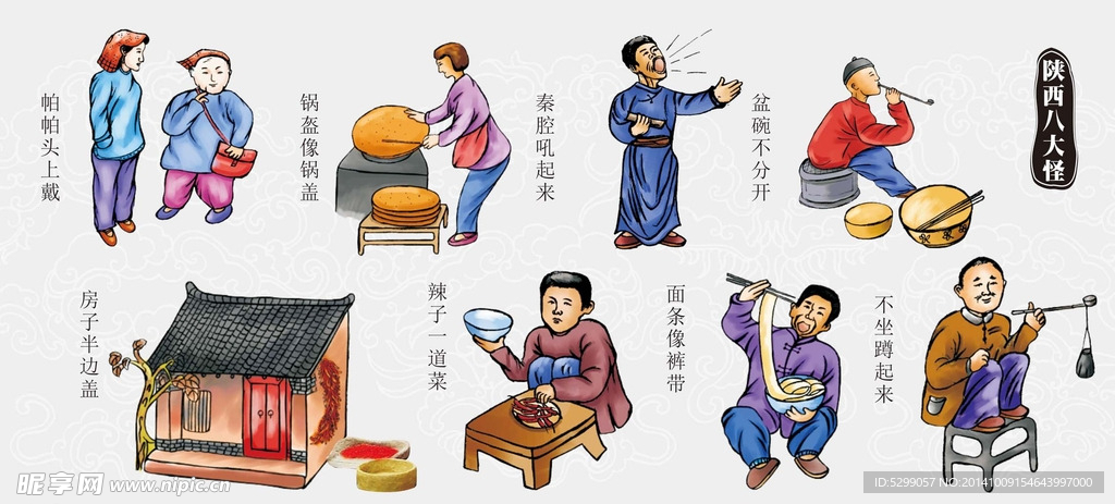 陕西八大怪