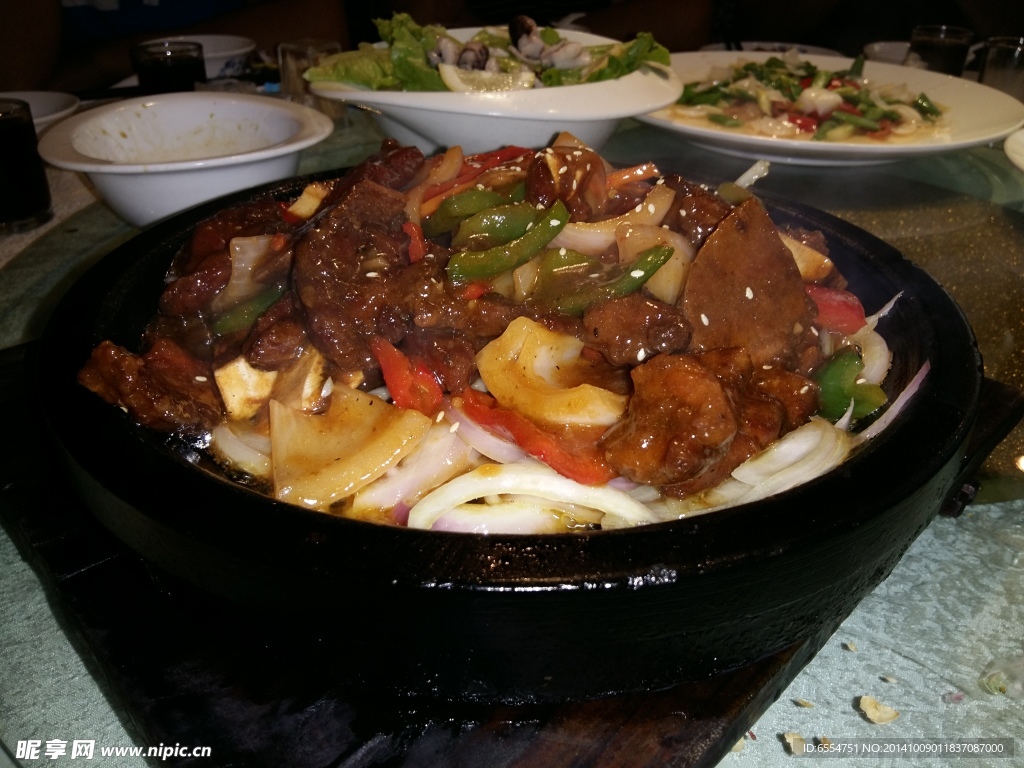 菜椒牛肉 美食 牛肉