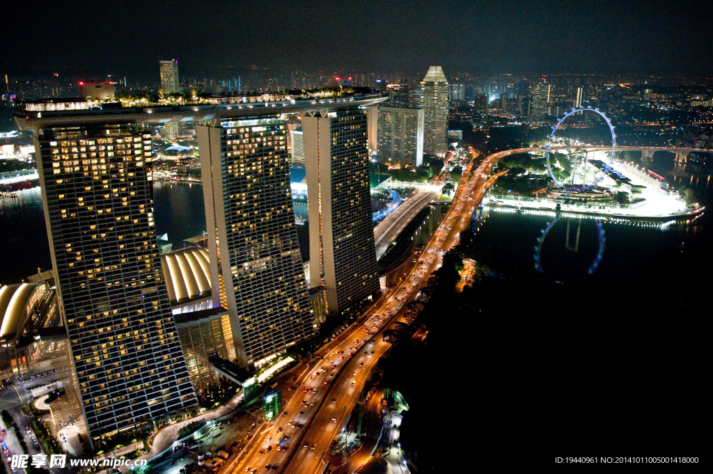 新加坡 优美夜景