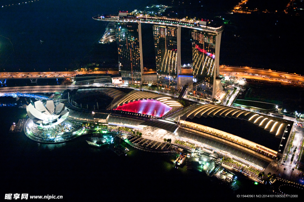 新加坡 优美夜景