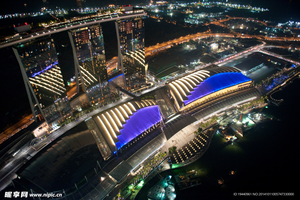 新加坡 优美夜景