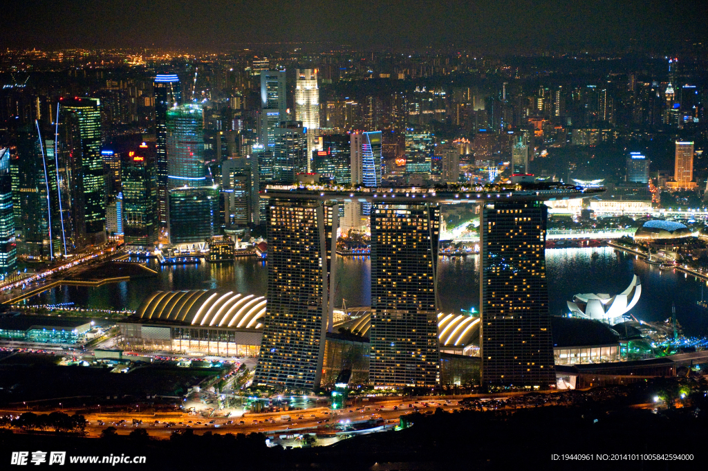 新加坡 优美夜景