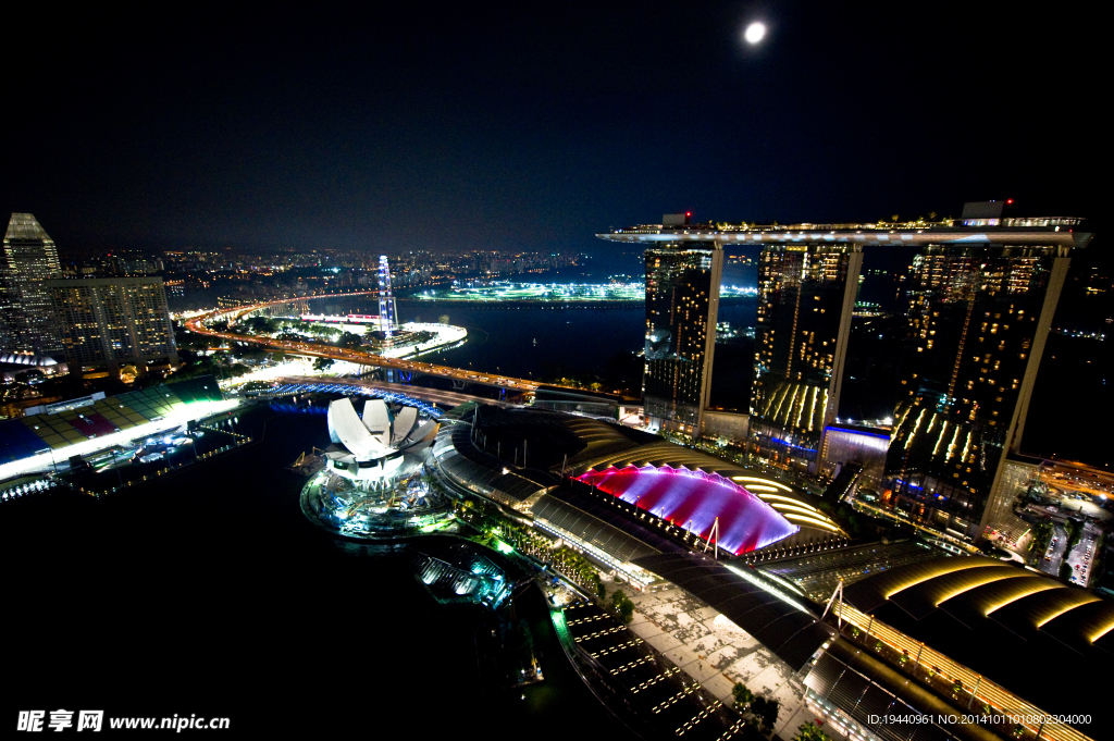 新加坡 优美夜景